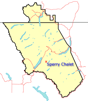 Sperry Chalet Location And Trails